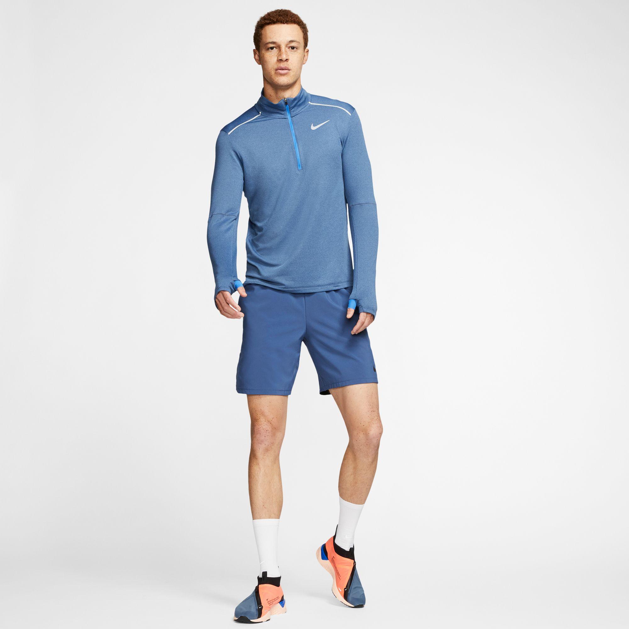 Download Nike Element 1⁄2 Zip Mock Neck Running Long Sleeve Shirt 3 ...