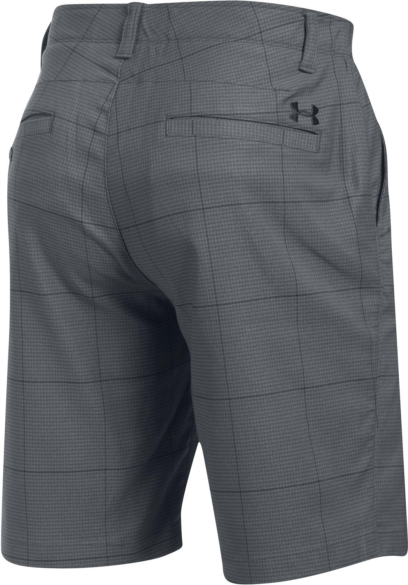 under armour grey golf shorts