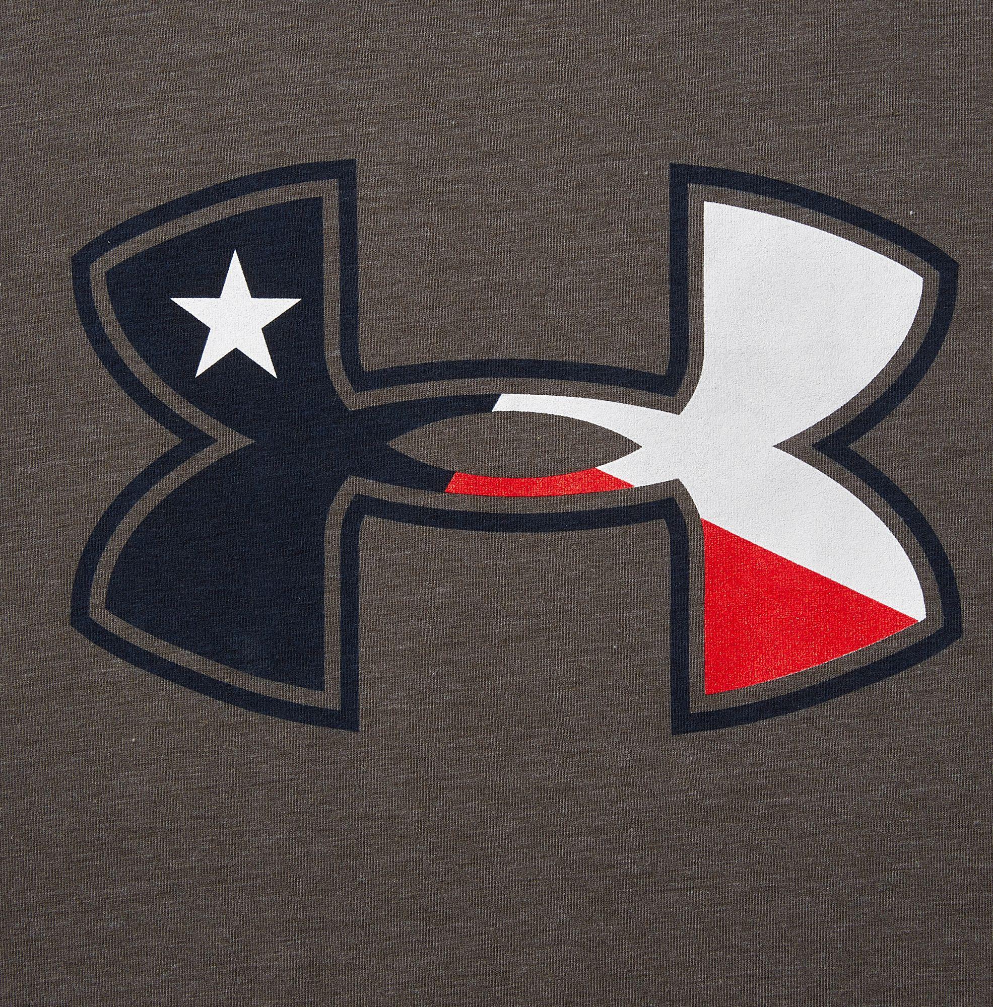 Lyst Under Armour Texas Logo T Shirt In Gray For Men