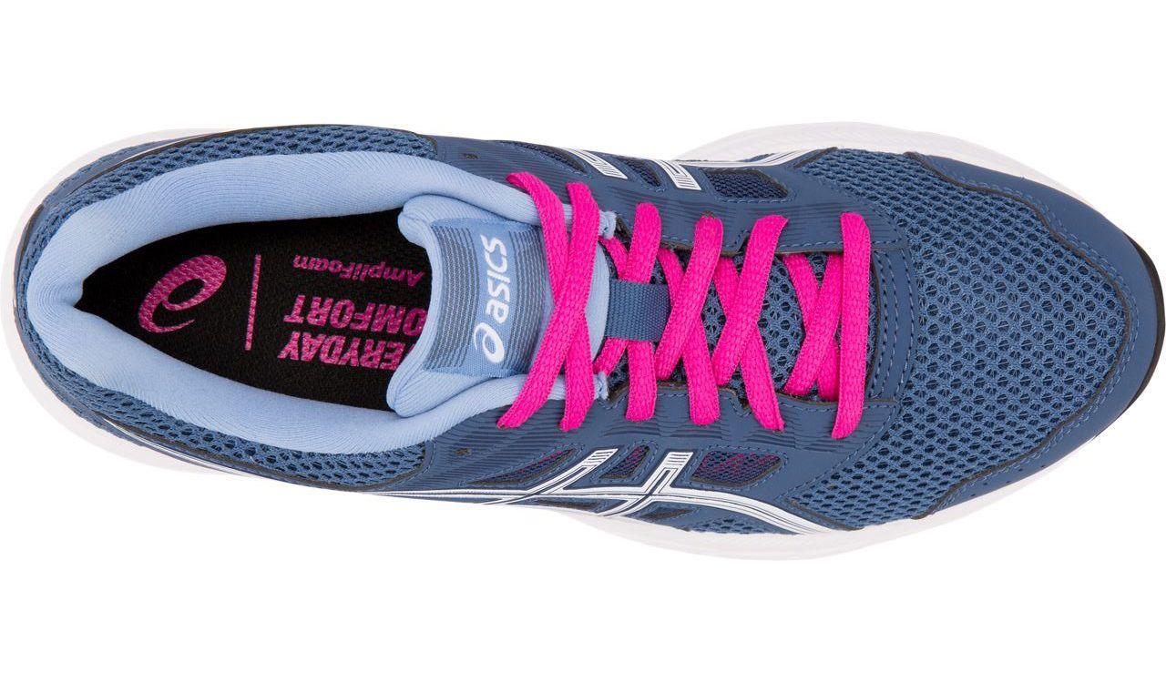 Asics Rubber Gel-contend 5 Running Shoes in Navy/Pink (Blue) - Lyst