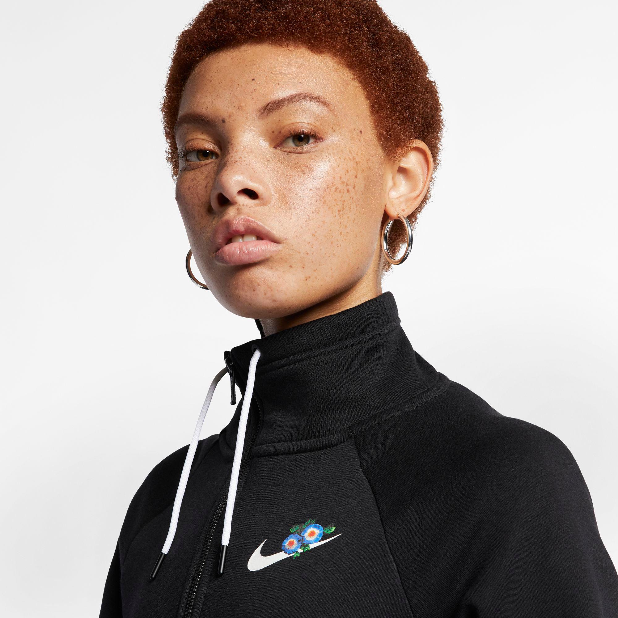 Nike Fleece Sportswear Femme Rally Half-zip Pullover in Black - Lyst