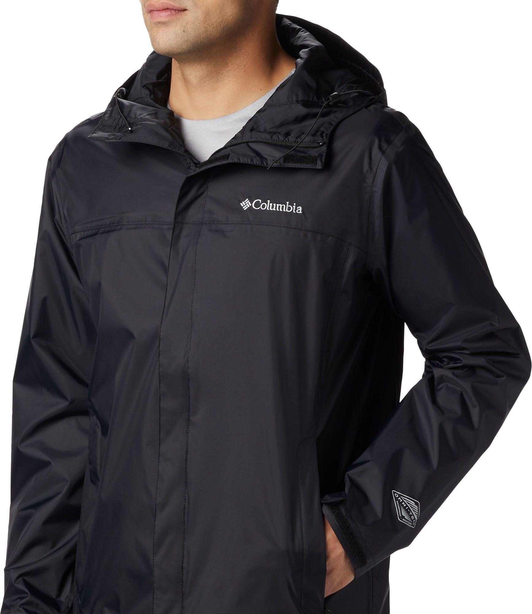 Columbia Synthetic Watertight Ii Rain Jacket in Black for Men - Lyst