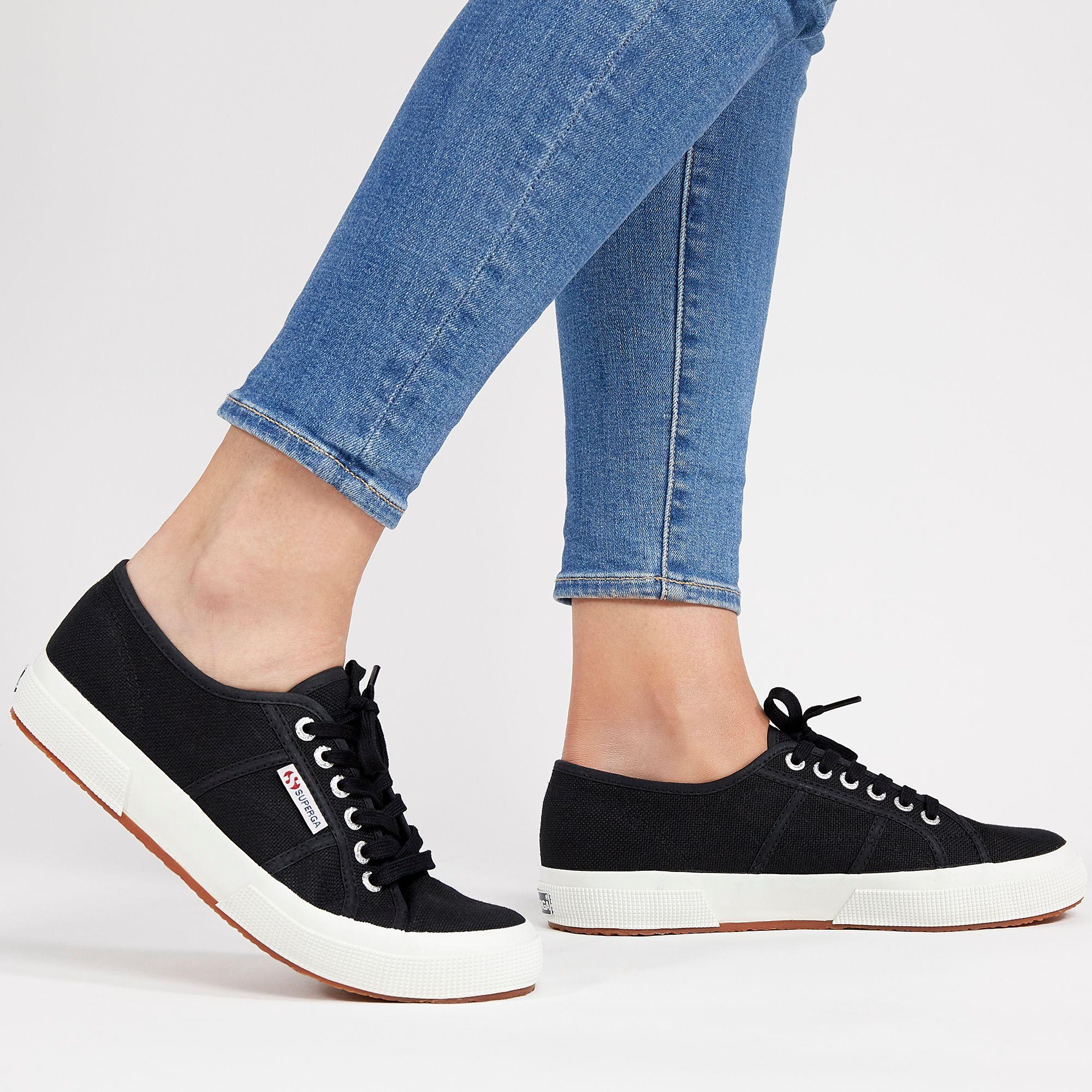 Superga 2750 Cotu Classic Black Canvas Trainers Save 48 Lyst