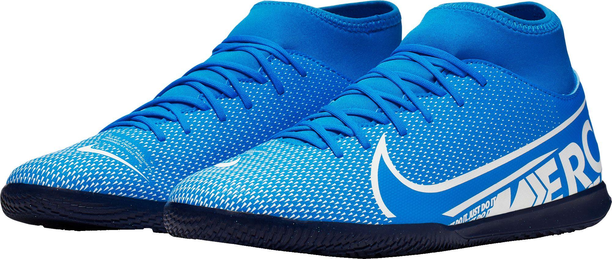 Nike Synthetic Mercurial Superfly 7 Club Indoor Soccer Shoes in Blue ...