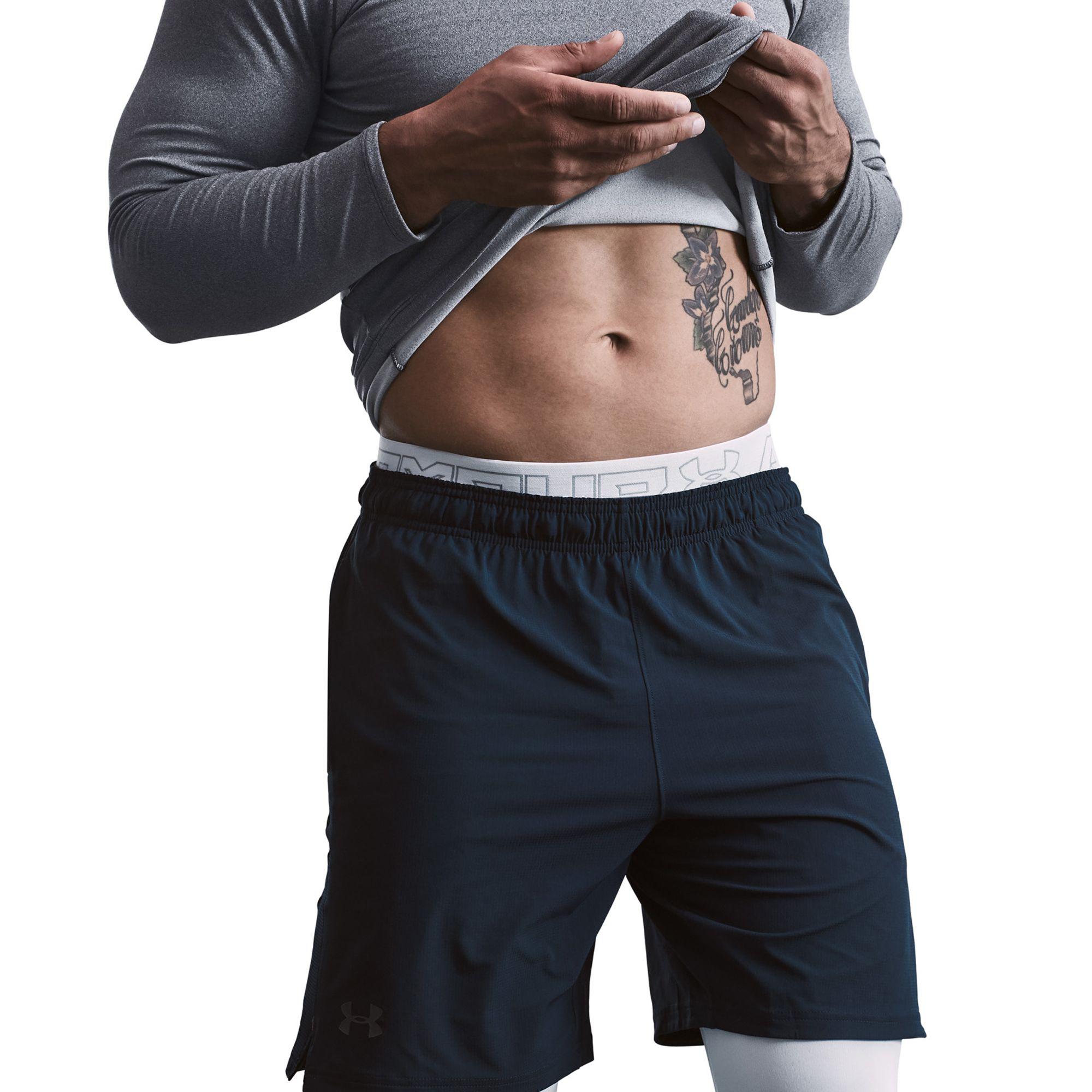 under armour pocketless shorts