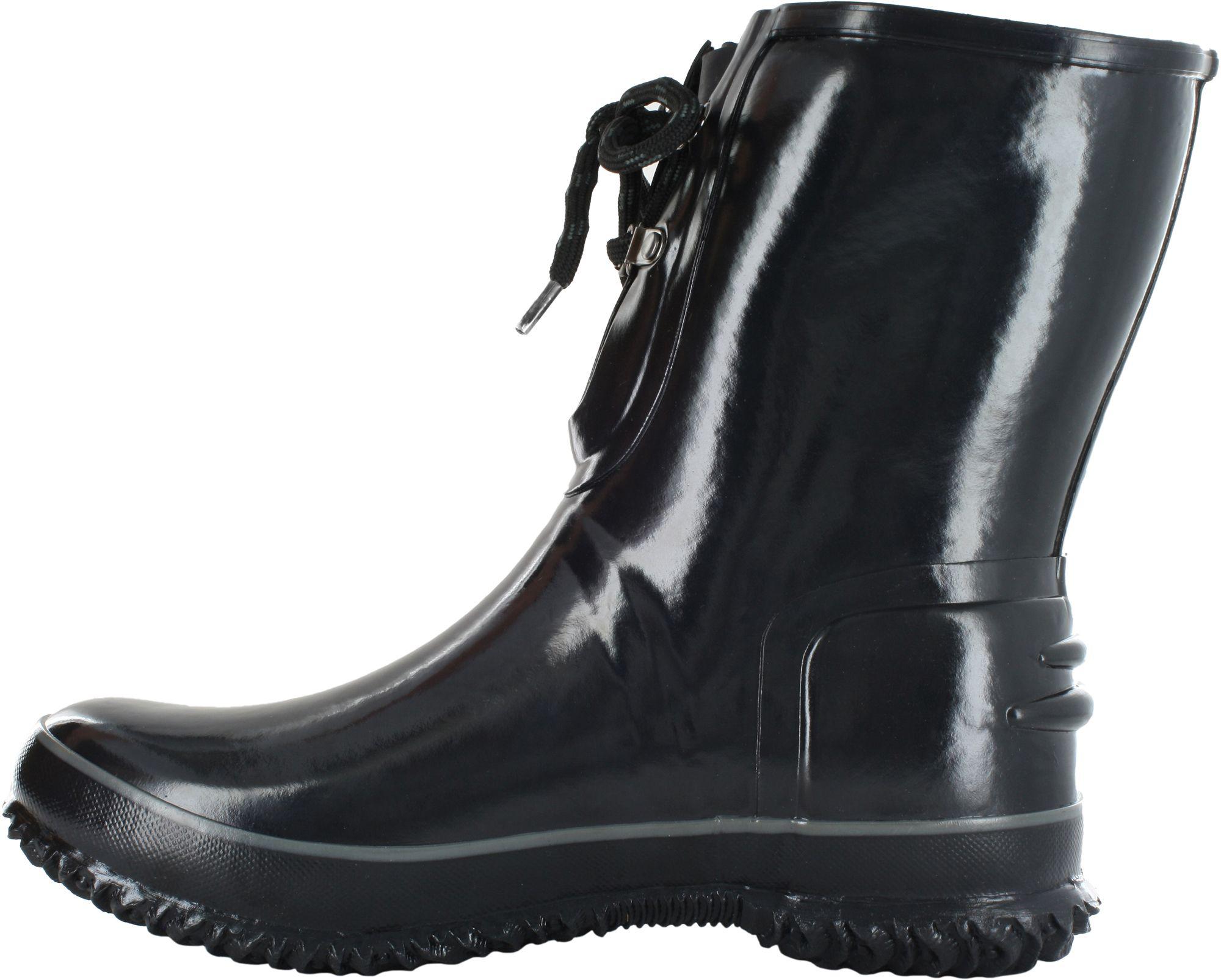 Bogs Urban Farmer Twoeye Lace Rain Boots in Black Lyst Bogs Urban Farmer Twoeye Lace Rain Boots in Black Lyst