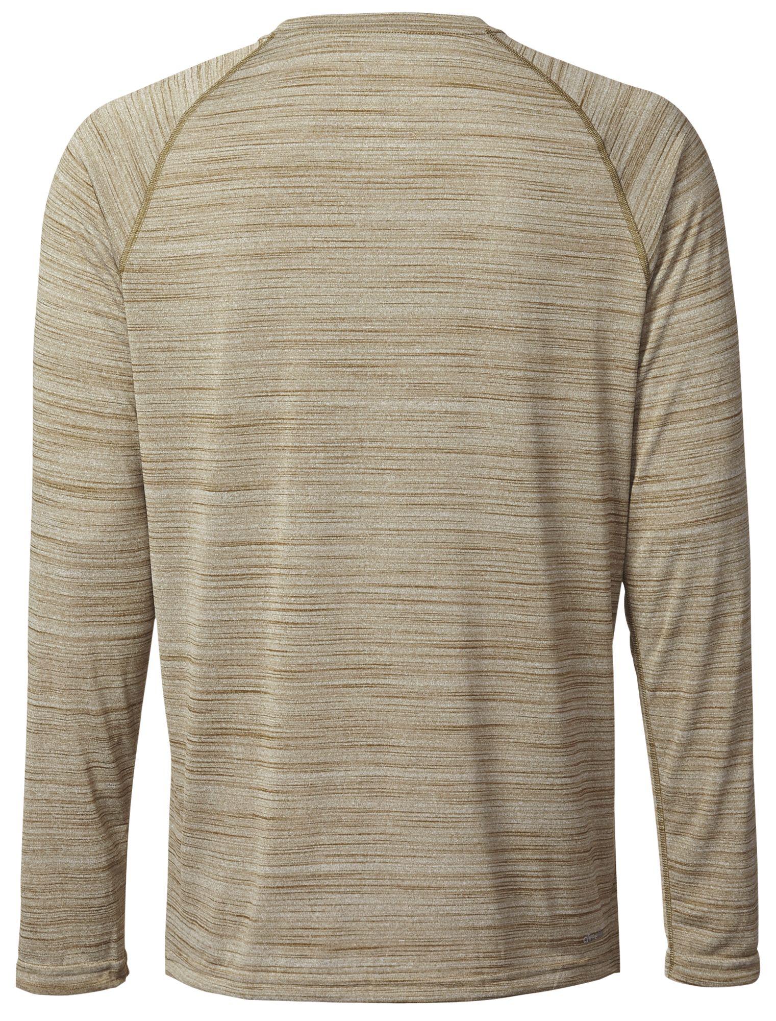 adidas men's ultimate melange long sleeve shirt