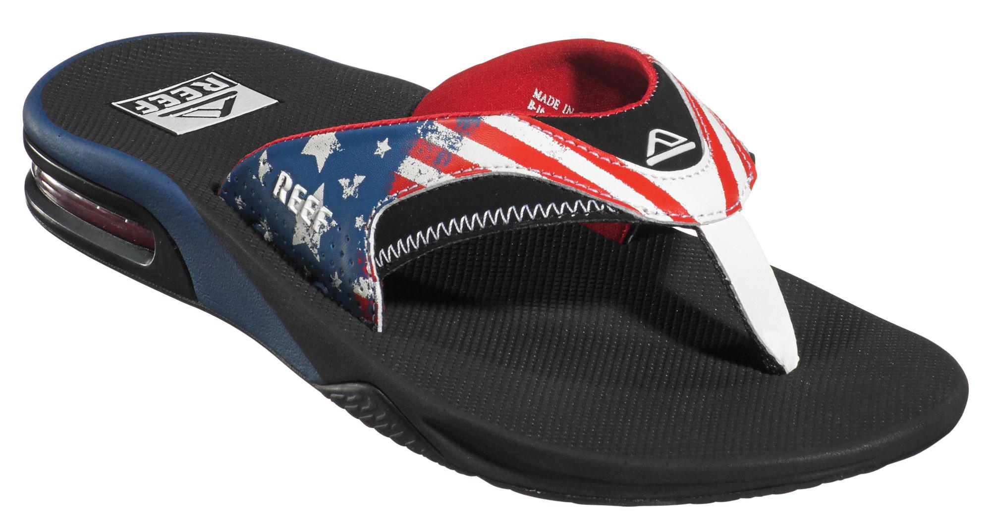 reef stars and stripes sandals