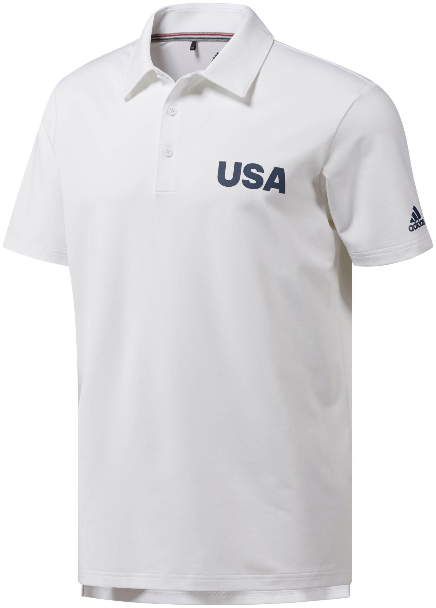adidas usa golf polo