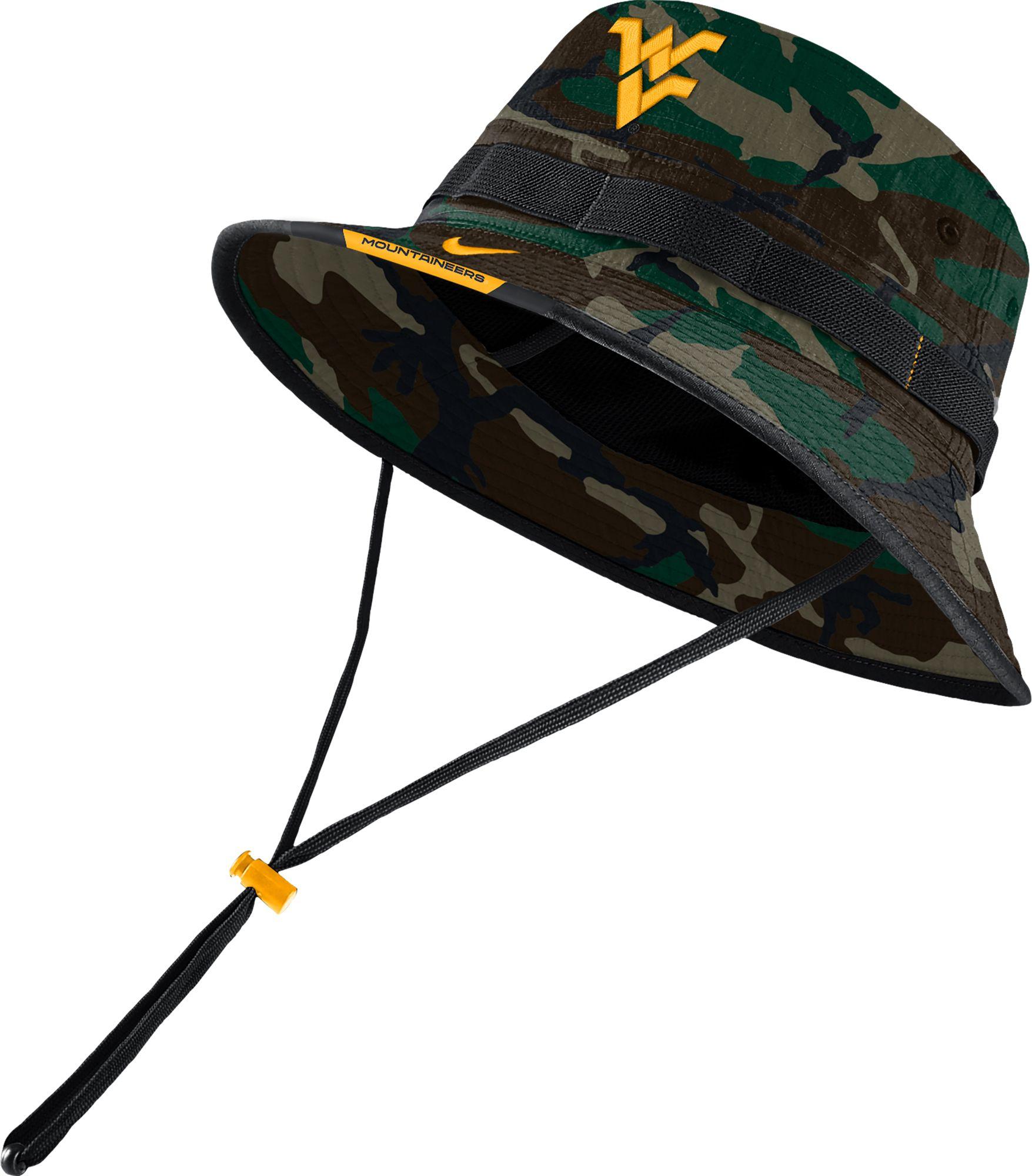 Nike West Virginia Mountaineers Camo Dri-fit Football Sideline Bucket Hat  for Men | Lyst