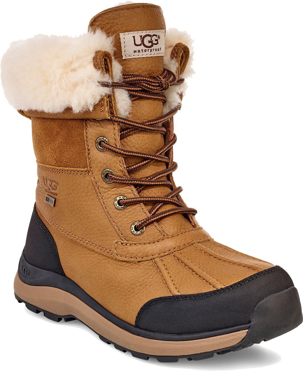 UGG Wool Adirondack Iii 200g Waterproof Winter Boots in Chestnut Leather  (Brown) - Lyst