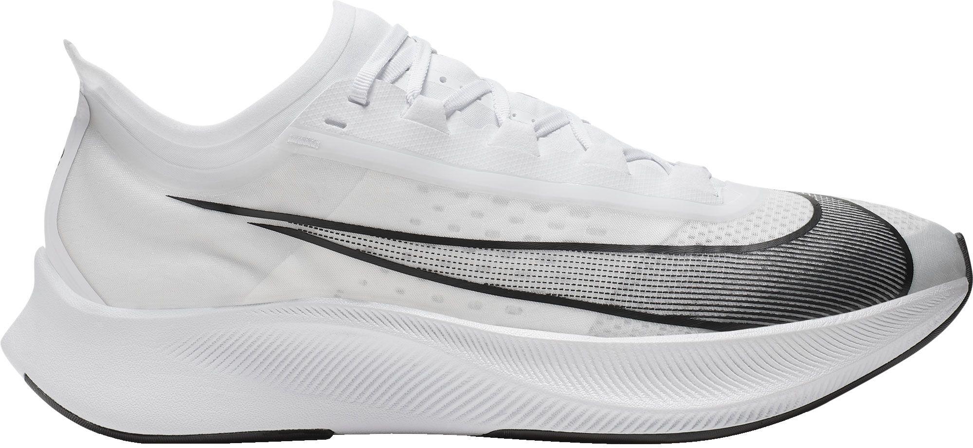 zoom fly 3 white black