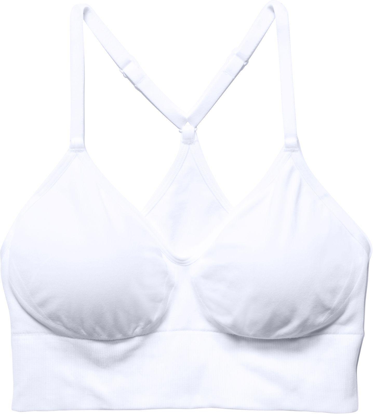 under armour seamless sports bra white