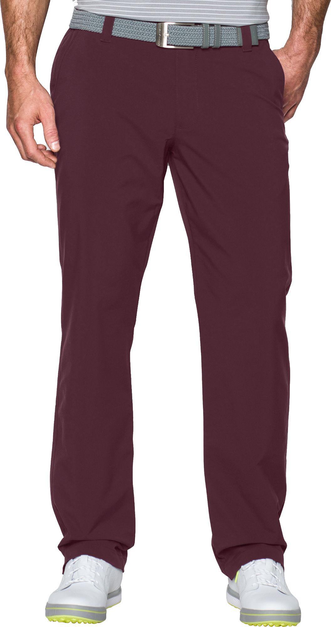 maroon under armour pants