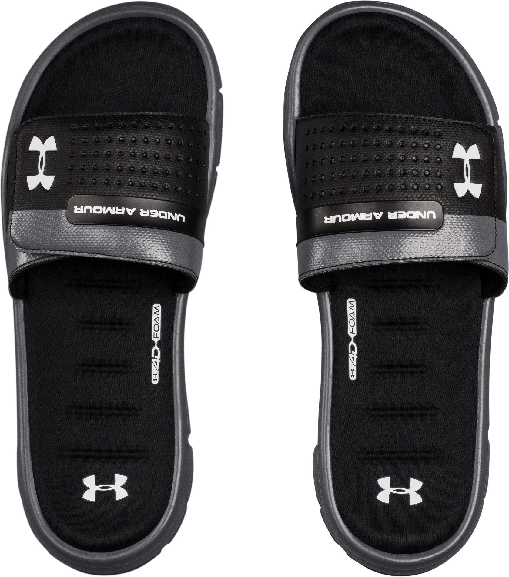 Under Armour Mercenary Ix Slides in Grey/Black (Black) for Men - Lyst