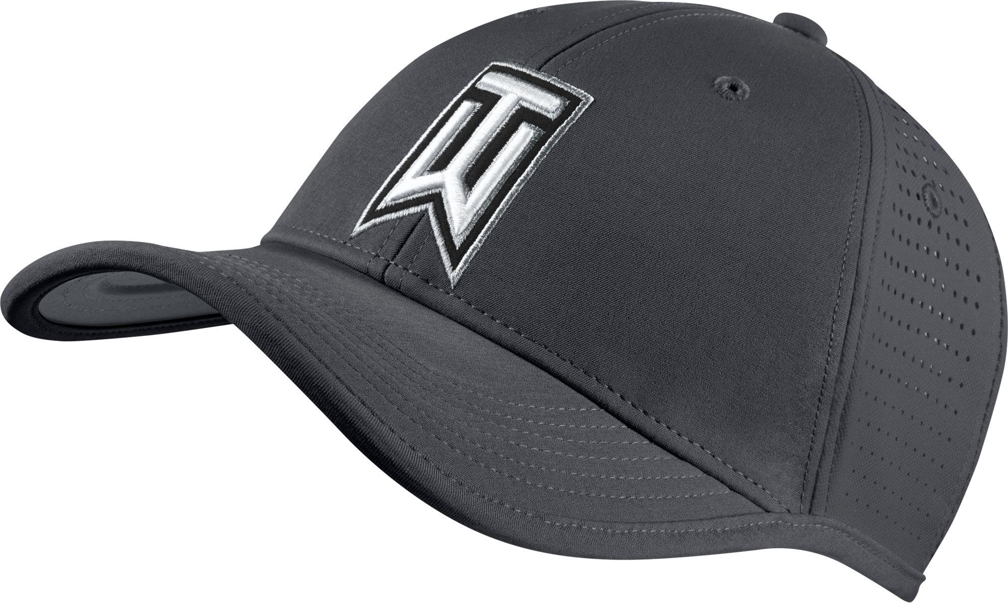 grey tiger woods hat