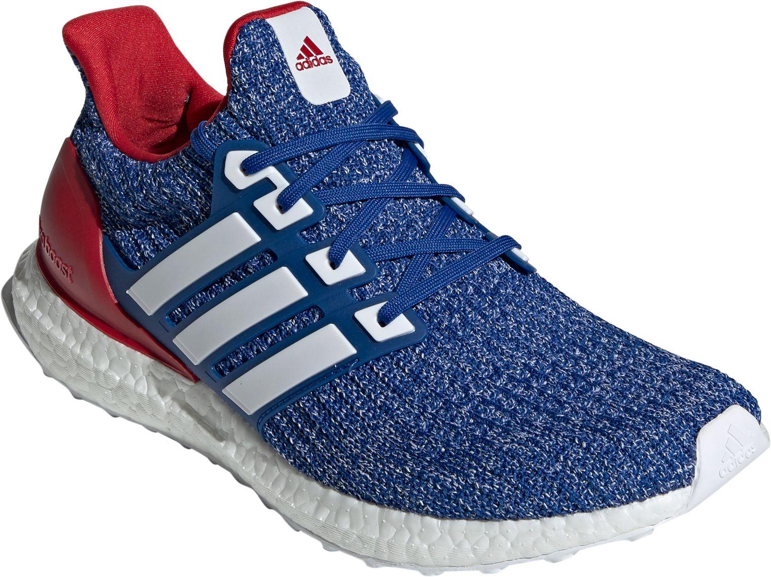 adidas Rubber Kansas Ultraboost Running Shoes in Blue/White (Blue) for