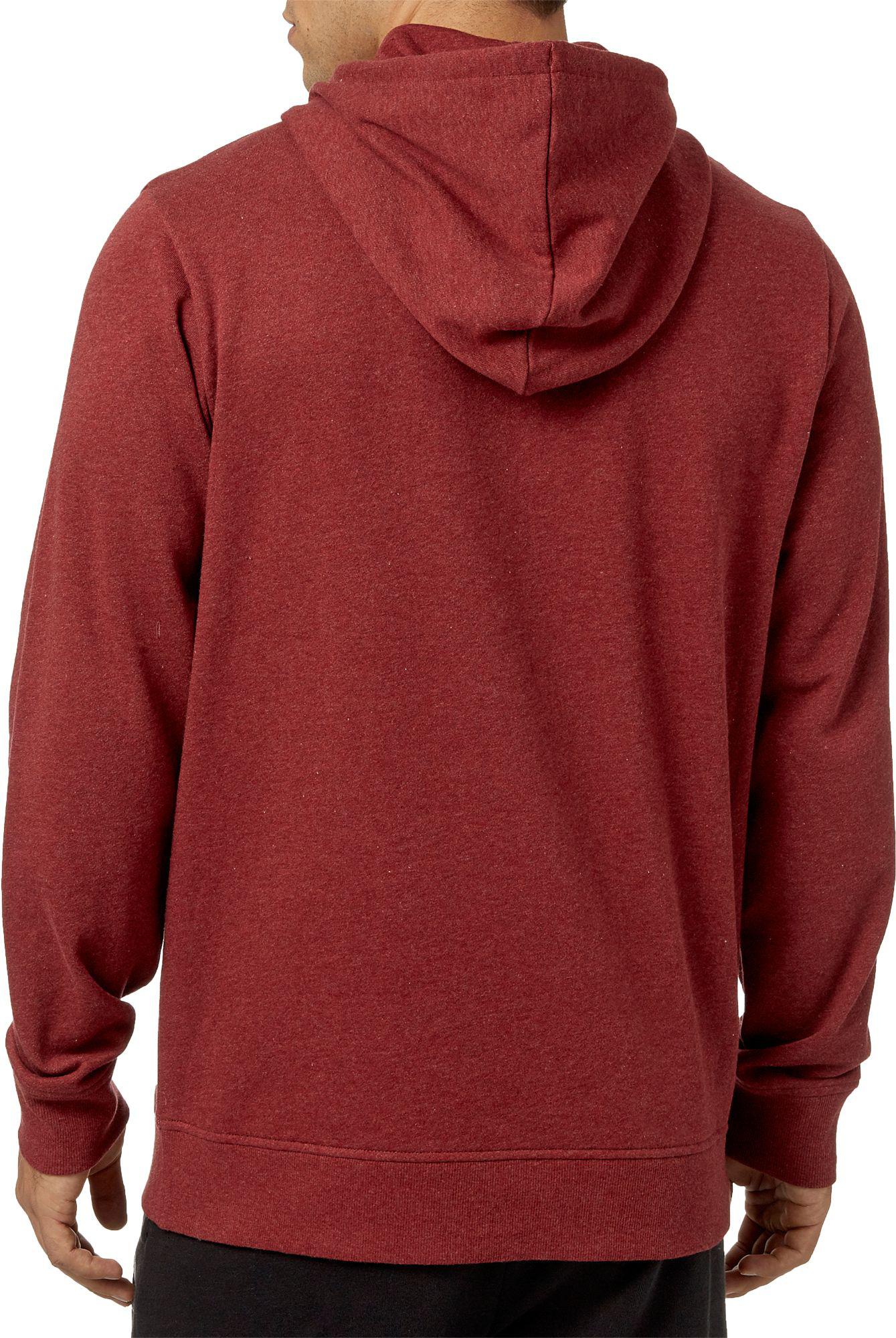 reebok men's heather cotton fleece hoodie