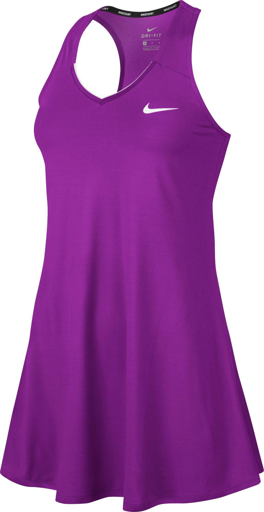 purple nike dress