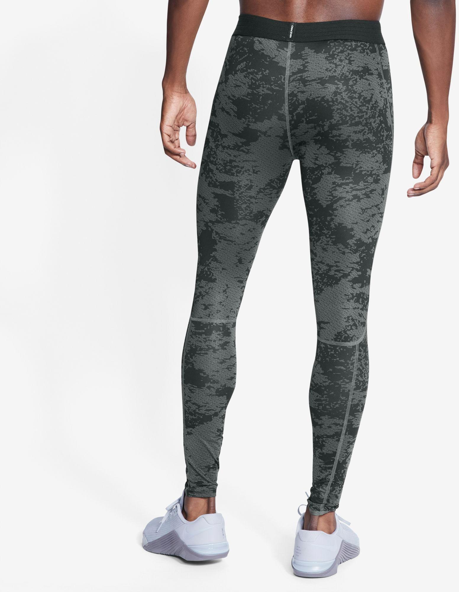 nike pro tights camo