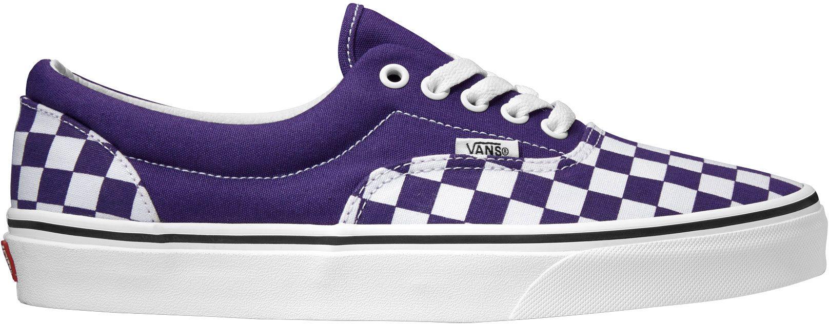Vans Canvas Checkerboard Era Shoes in Purple/White (Purple) for Men Lyst