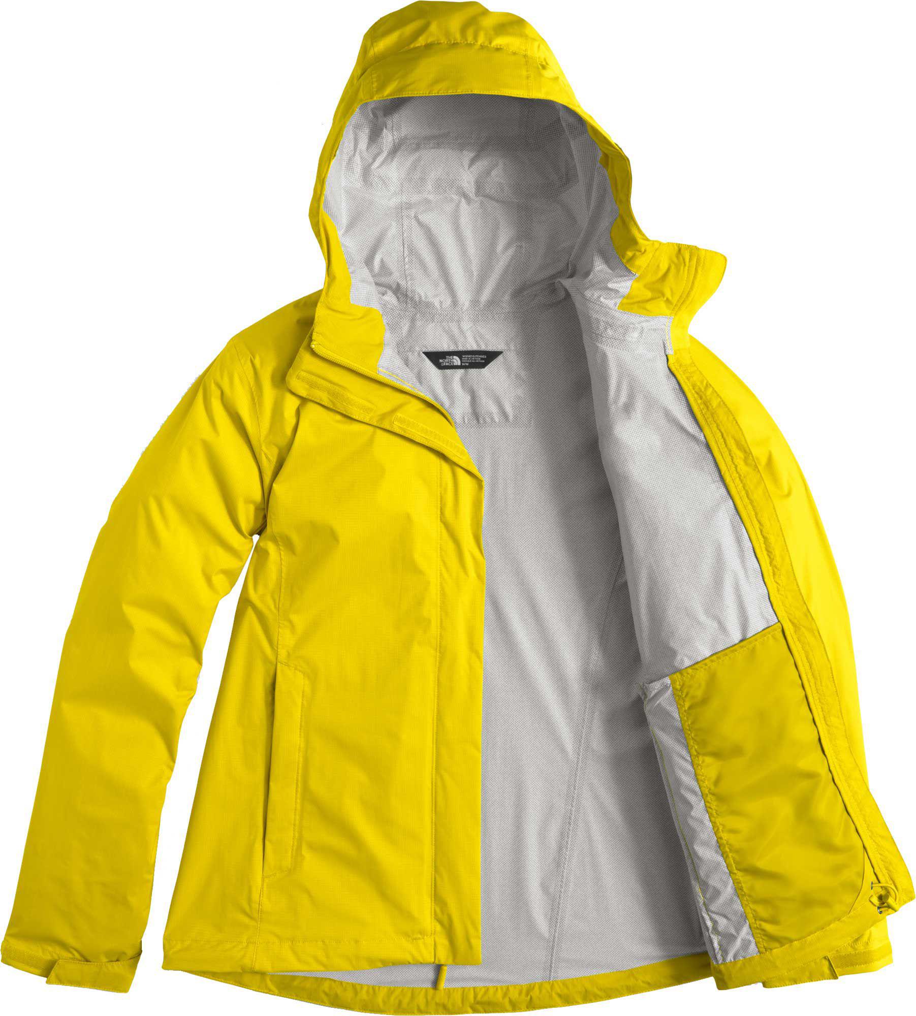 north face venture 2 yellow