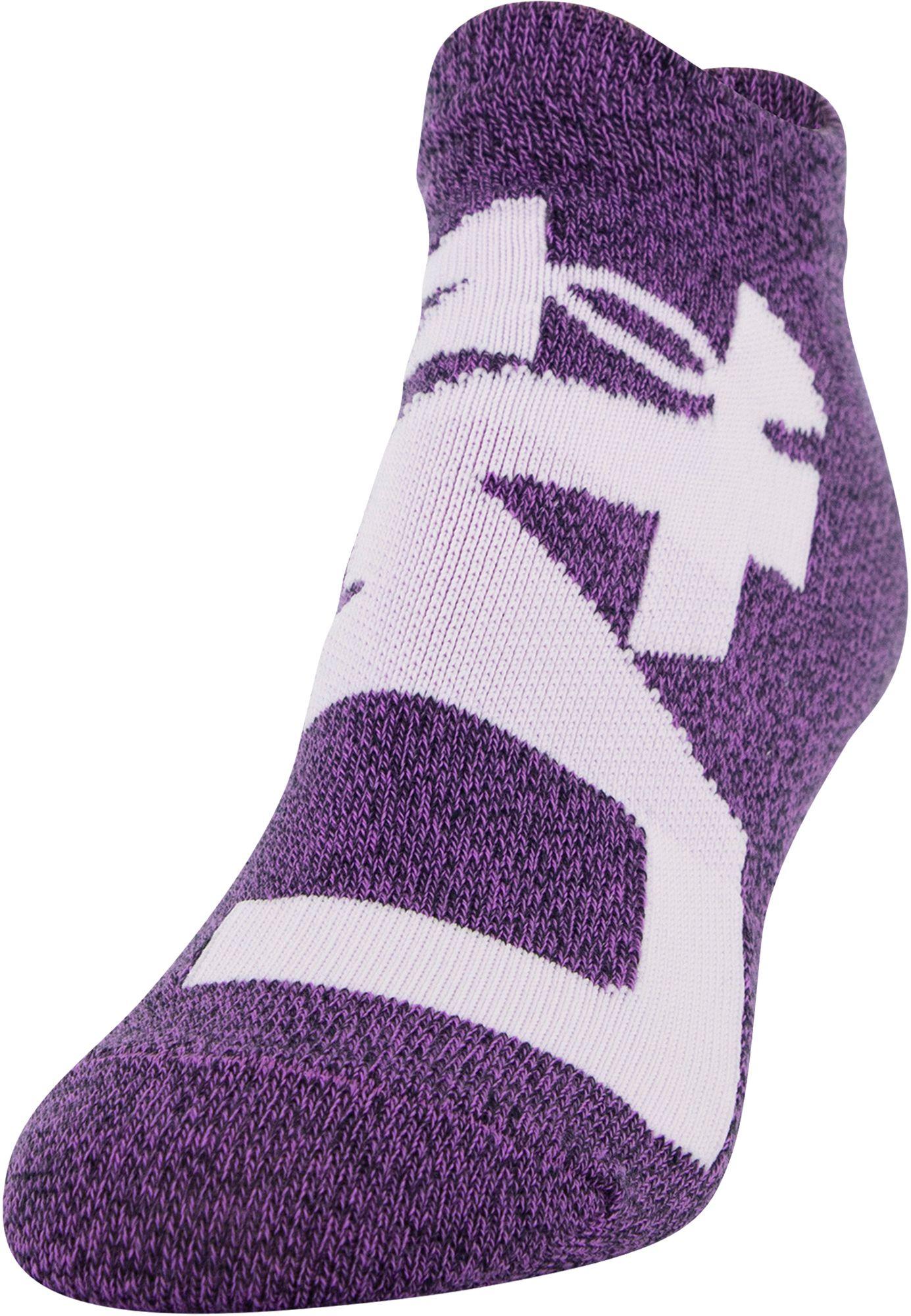 Under Armour Essential 2.0 No Show Socks 6 Pack in Purple Lyst