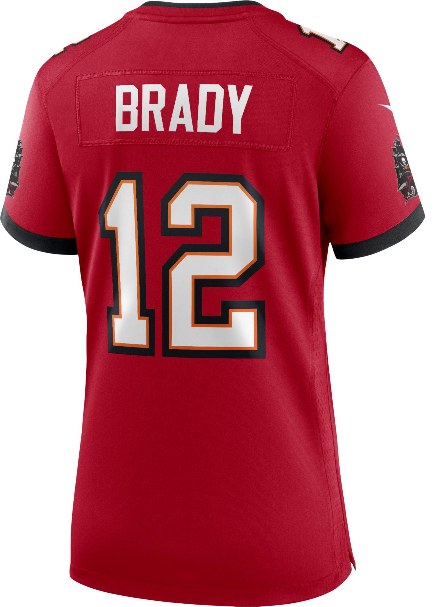 Nike Satin Tampa Bay Buccaneers Tom Brady #12 Red Game Jersey - Lyst