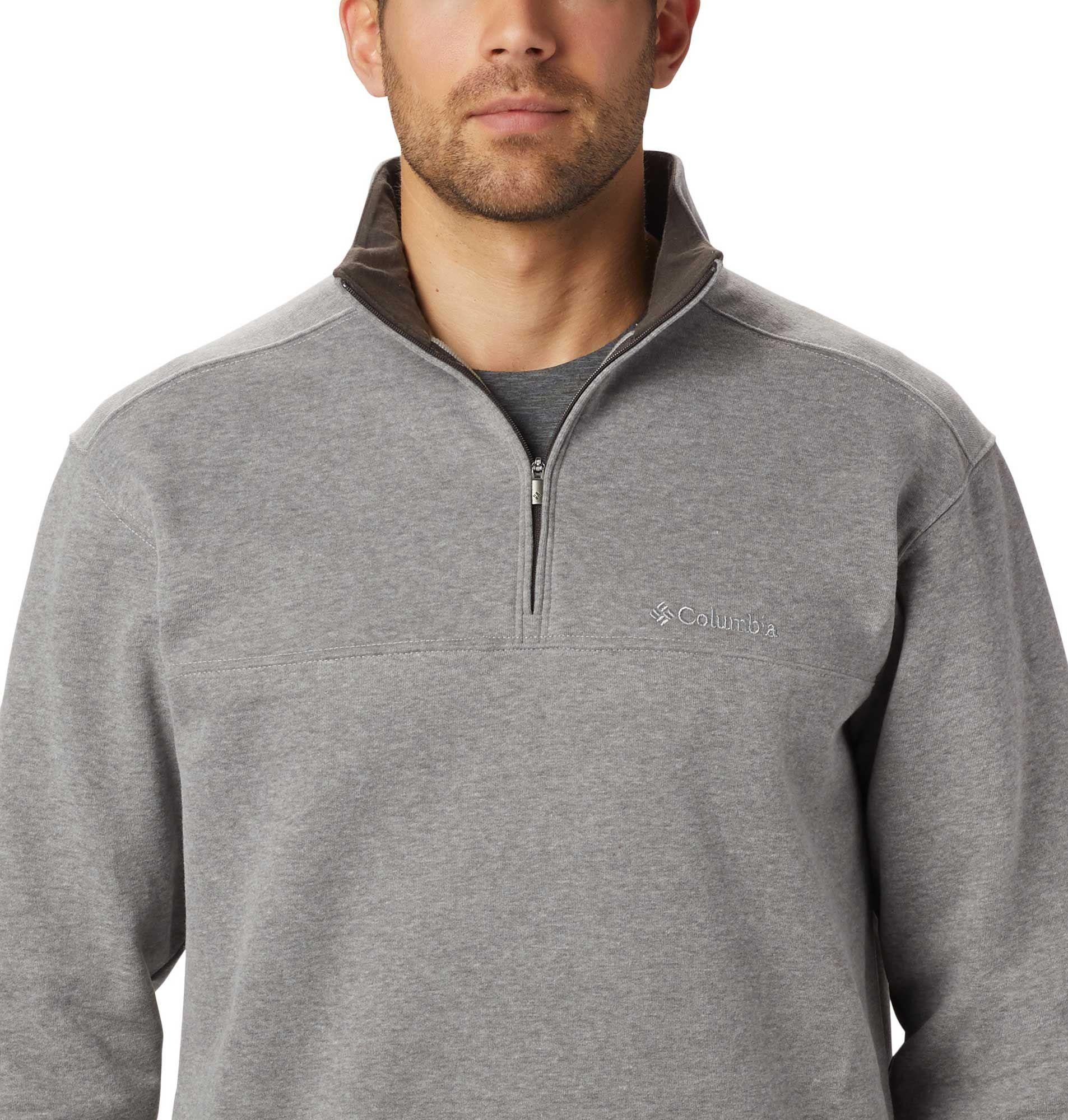 Columbia Fleece Hart Mountain Ii Half Zip Pullover Sweater in Gray for ...