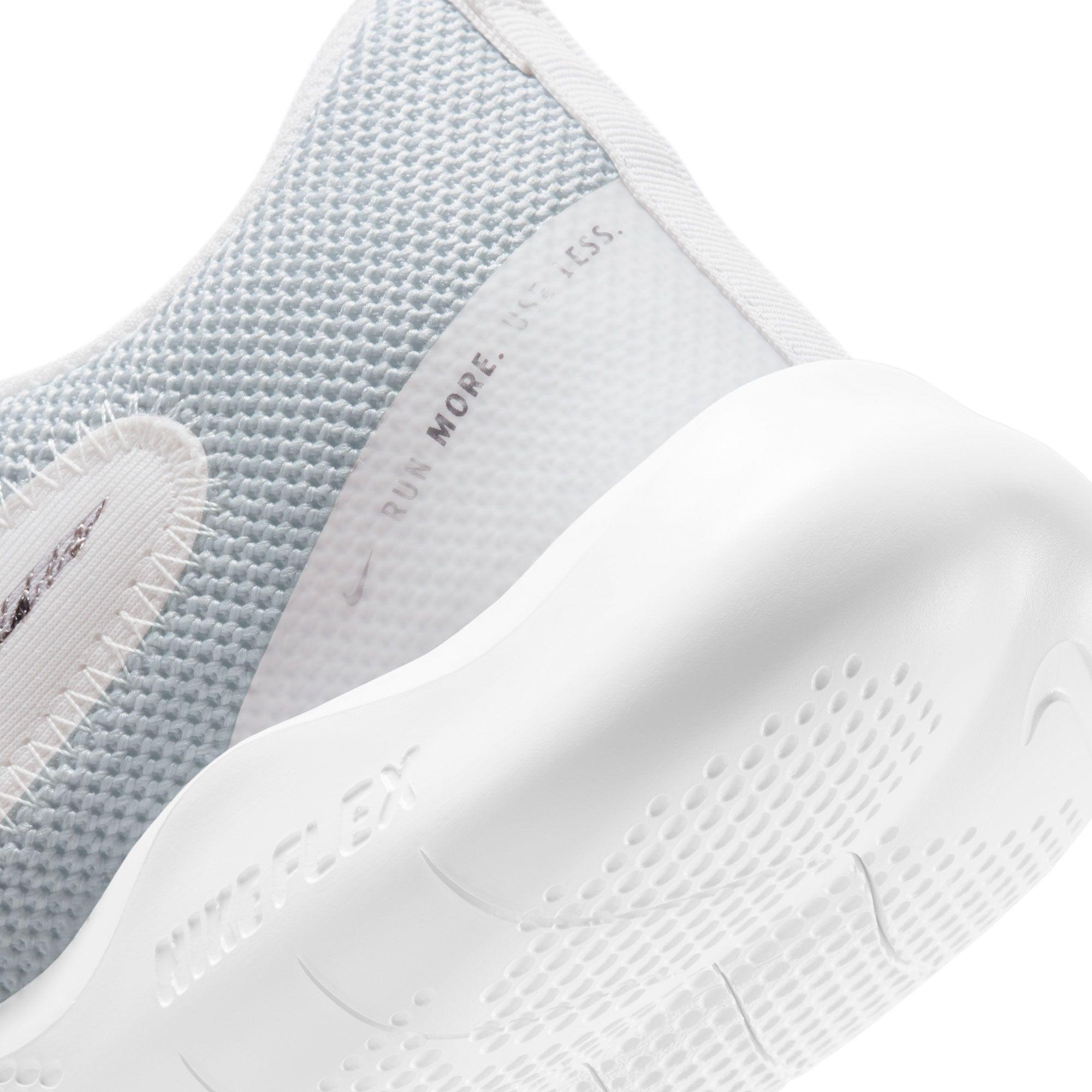 Nike Flex Experience Run 10 Running Shoes in White/Silver (White) - Lyst