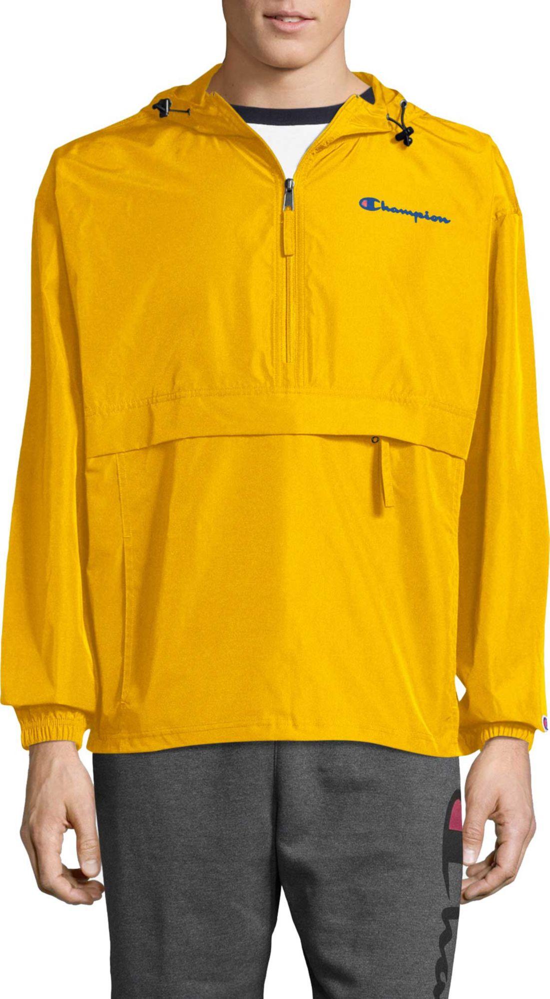 champion windbreaker gold