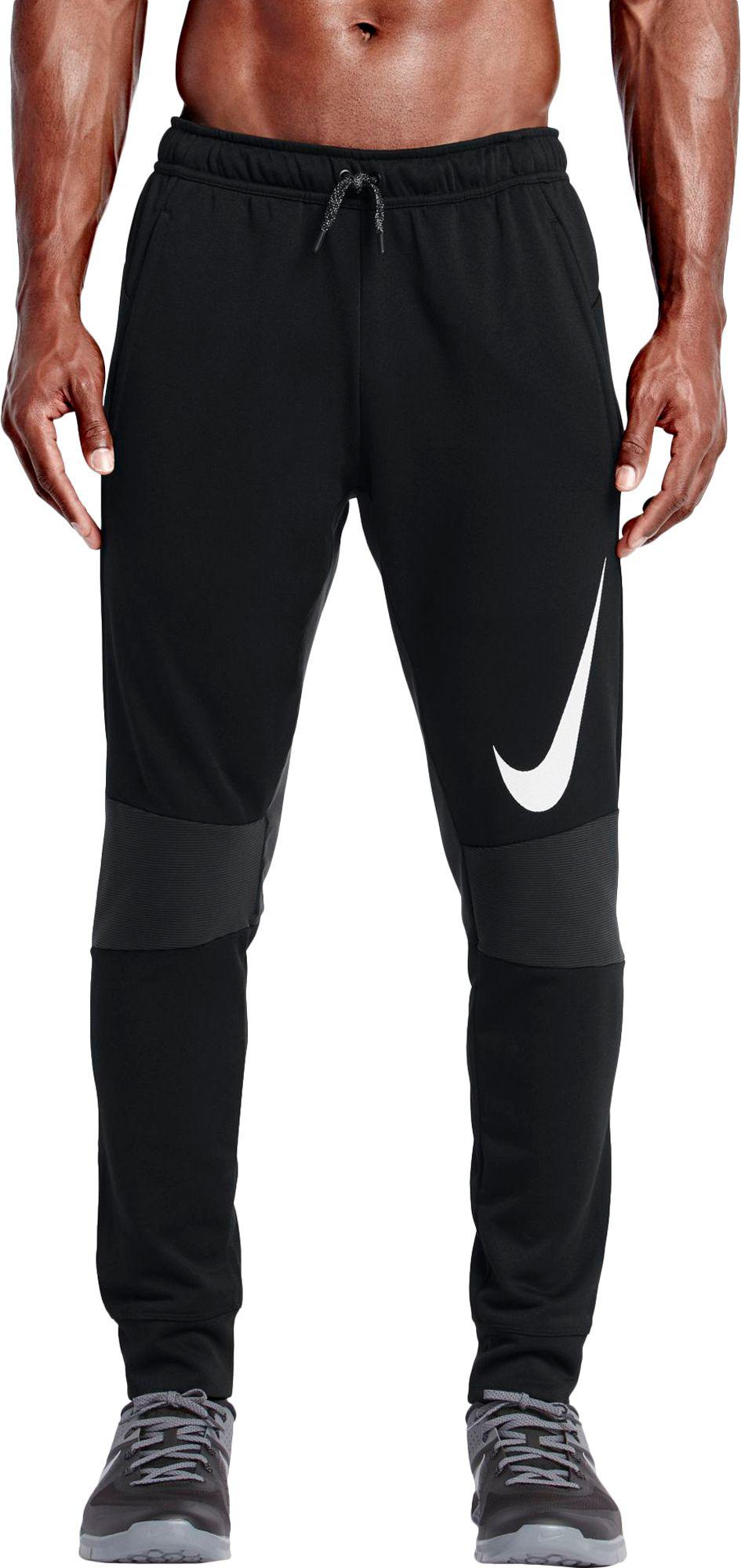 nike twill cuffed track pants black