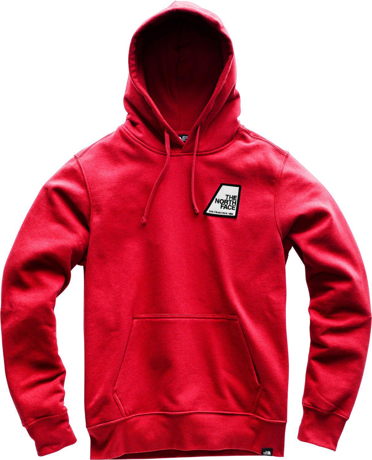 the north face graphic patch pullover hoodie