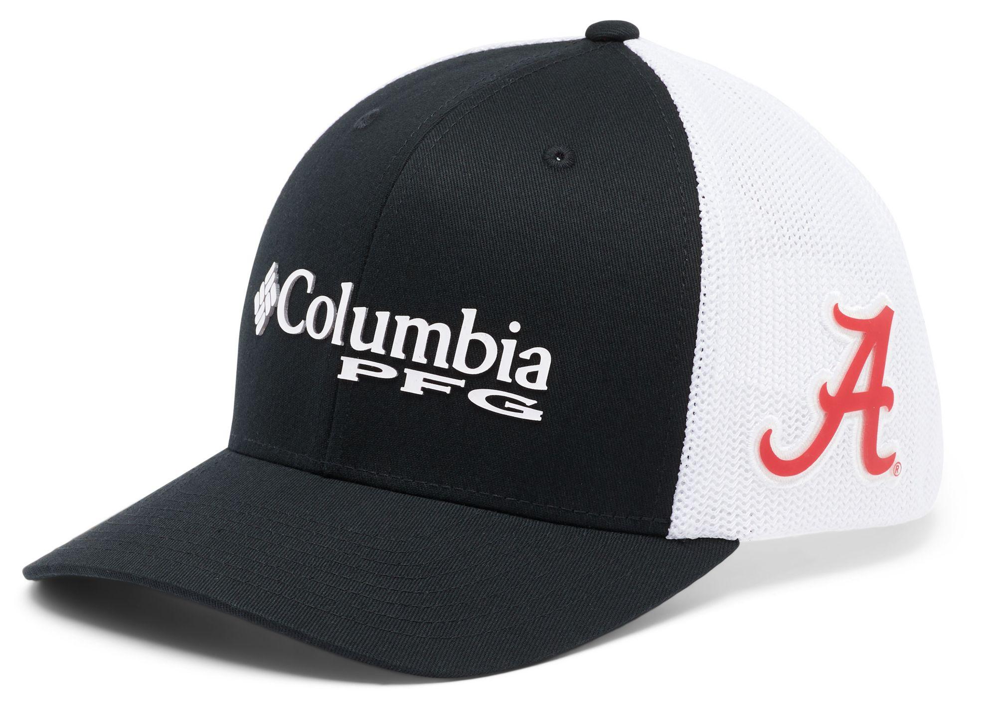 Columbia Alabama Crimson Tide Pfg Mesh Fitted Black Hat for Men Lyst