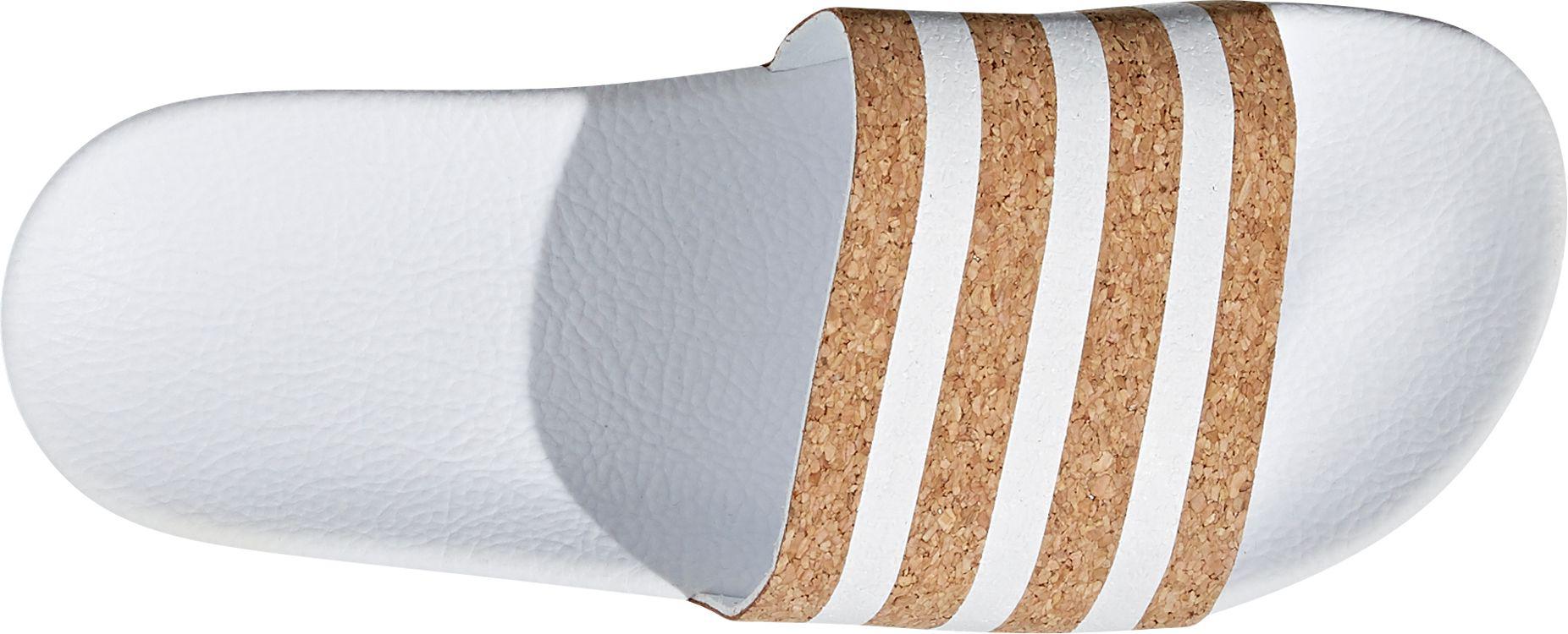 adilette cloudfoam plus cork slides