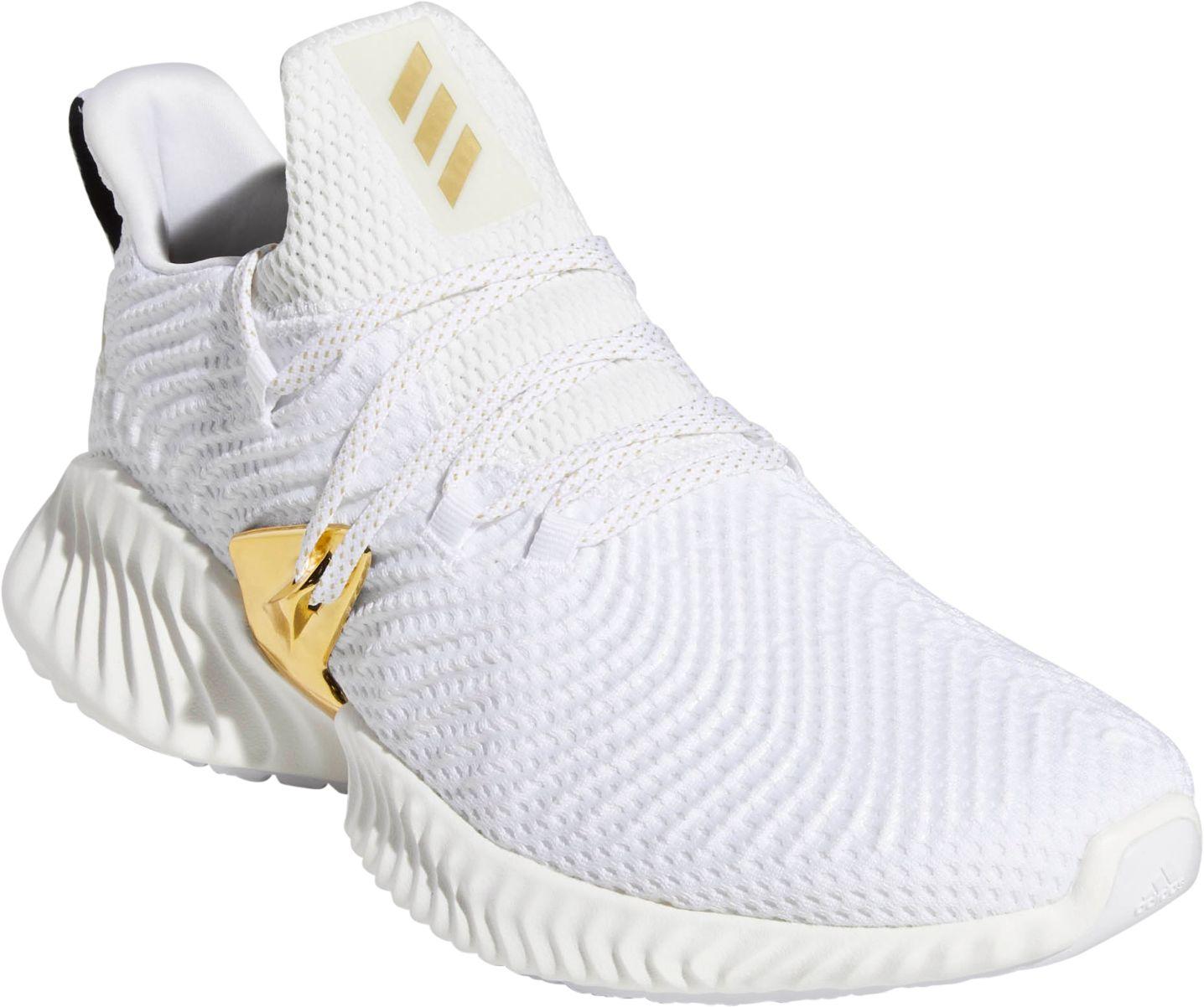 adidas alphabounce white and gold Promotions