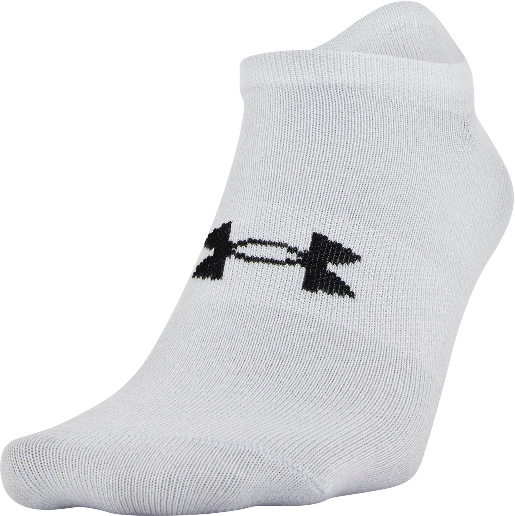 Under Armour Essential Lite No Show Socks 6 Pack in Gray for Men Lyst