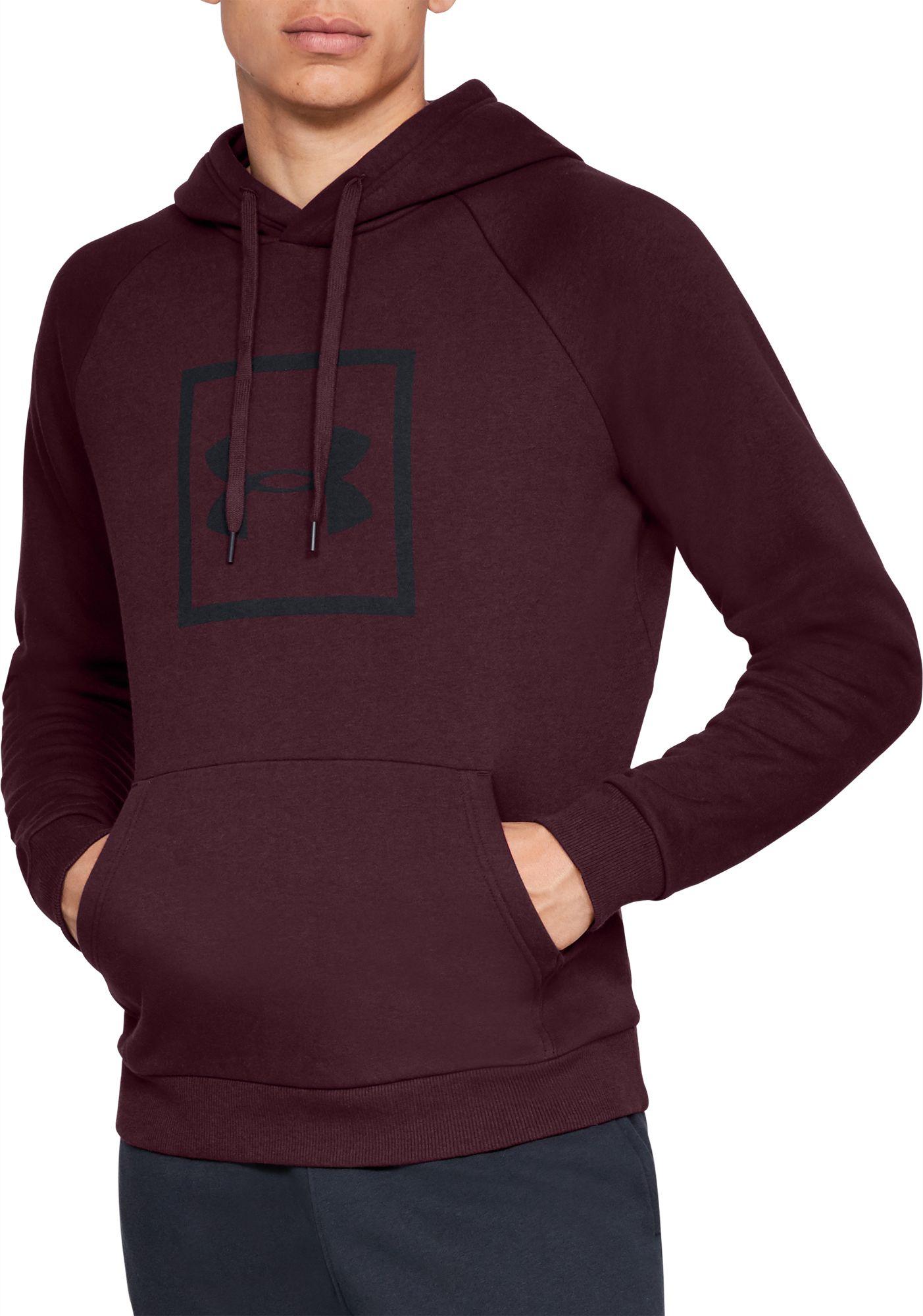 maroon under armour hoodie