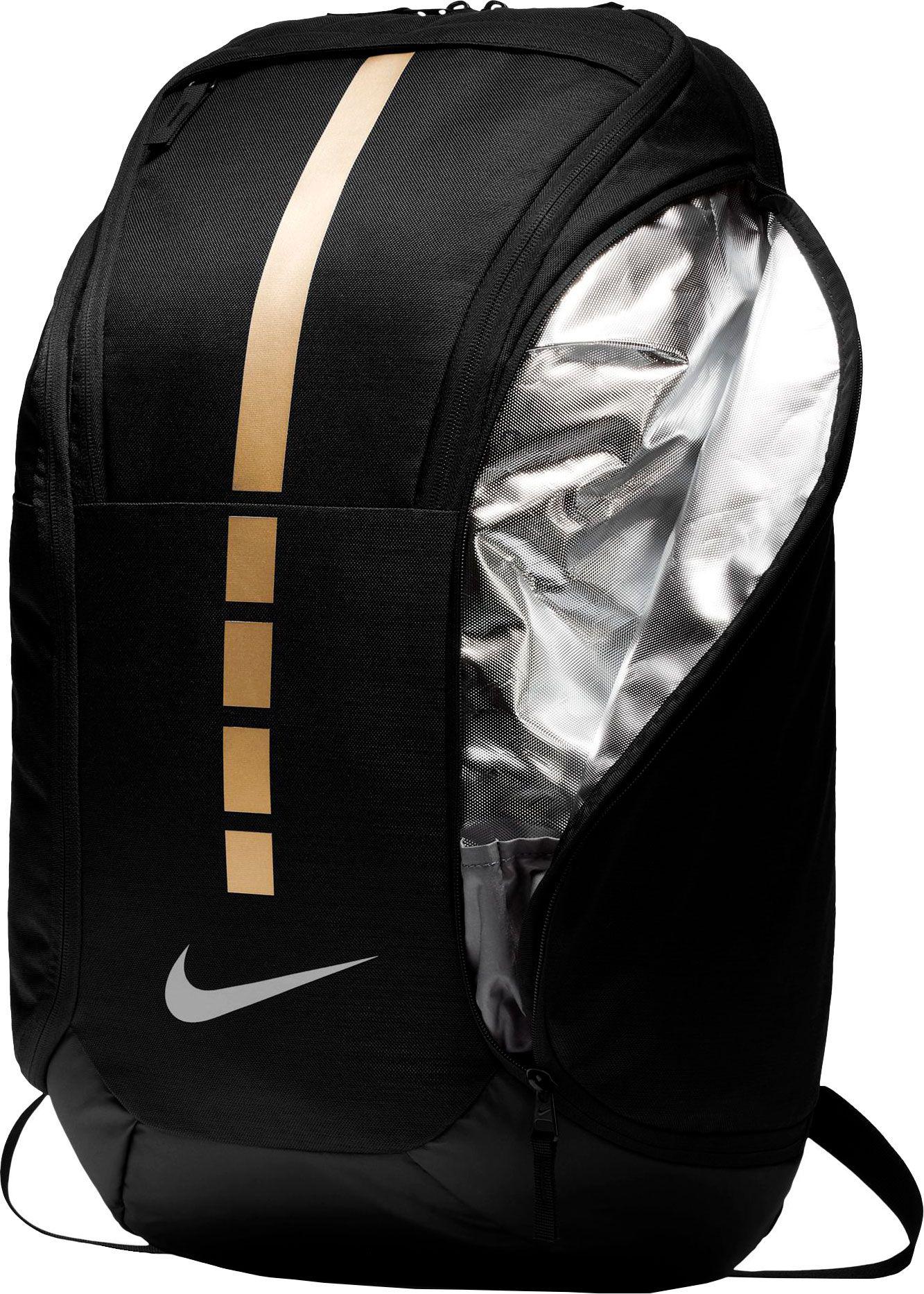 Nike Synthetic Hoops Elite Pro Basketball Backpack in Black/Metallic