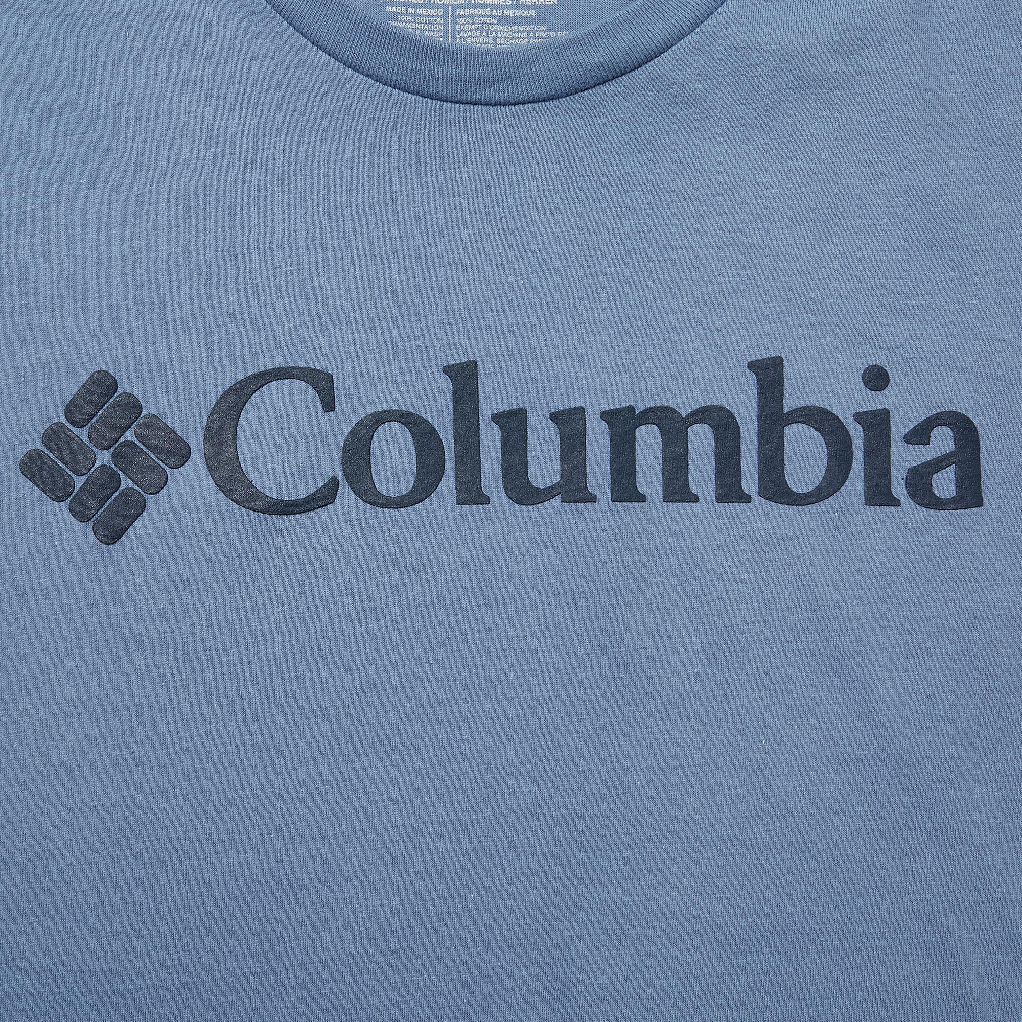 Columbia Cotton Franchise T-shirt in Steel (Blue) for Men - Lyst