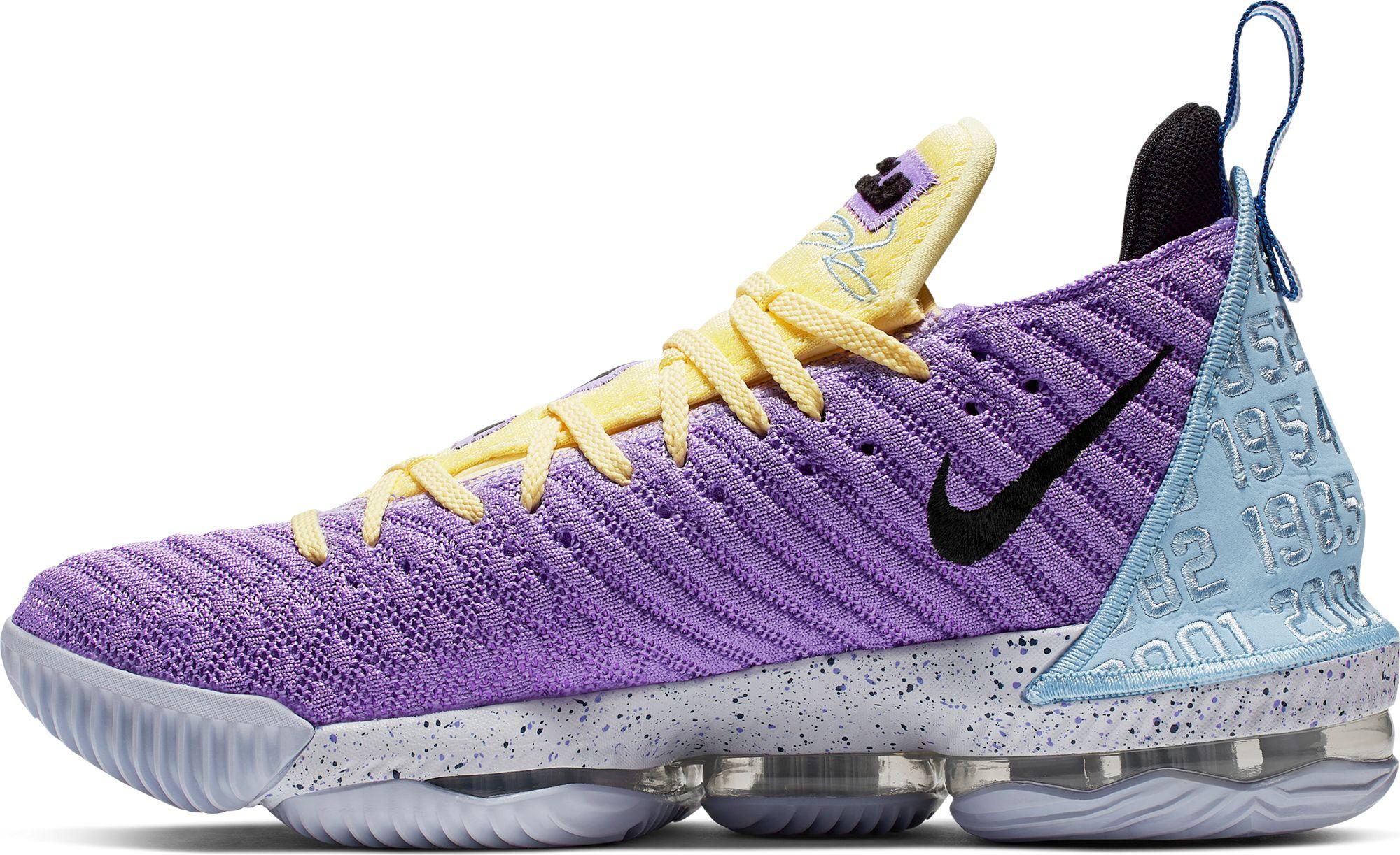 lebron shoes 16 purple