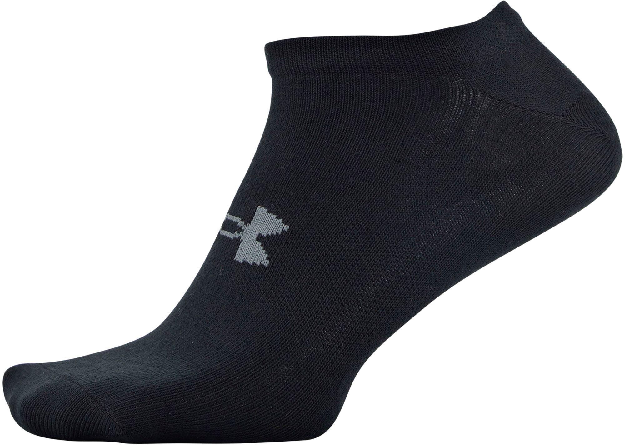 Under Armour Essential Lite No Show Socks 6 Pack in Gray for Men Lyst