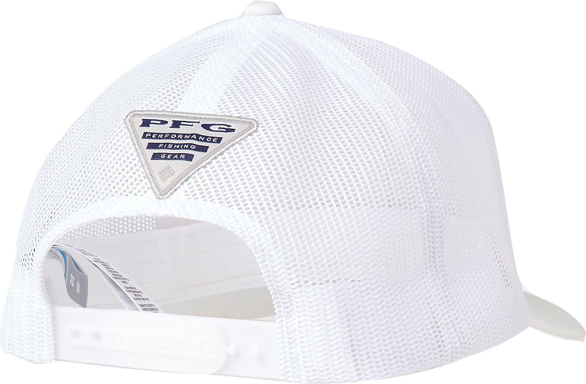 white columbia hat