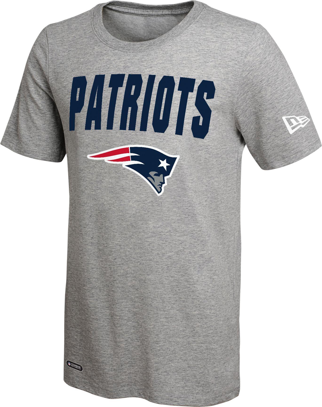 KTZ New England Patriots Grey Dri T-shirt in Gray for Men - Lyst