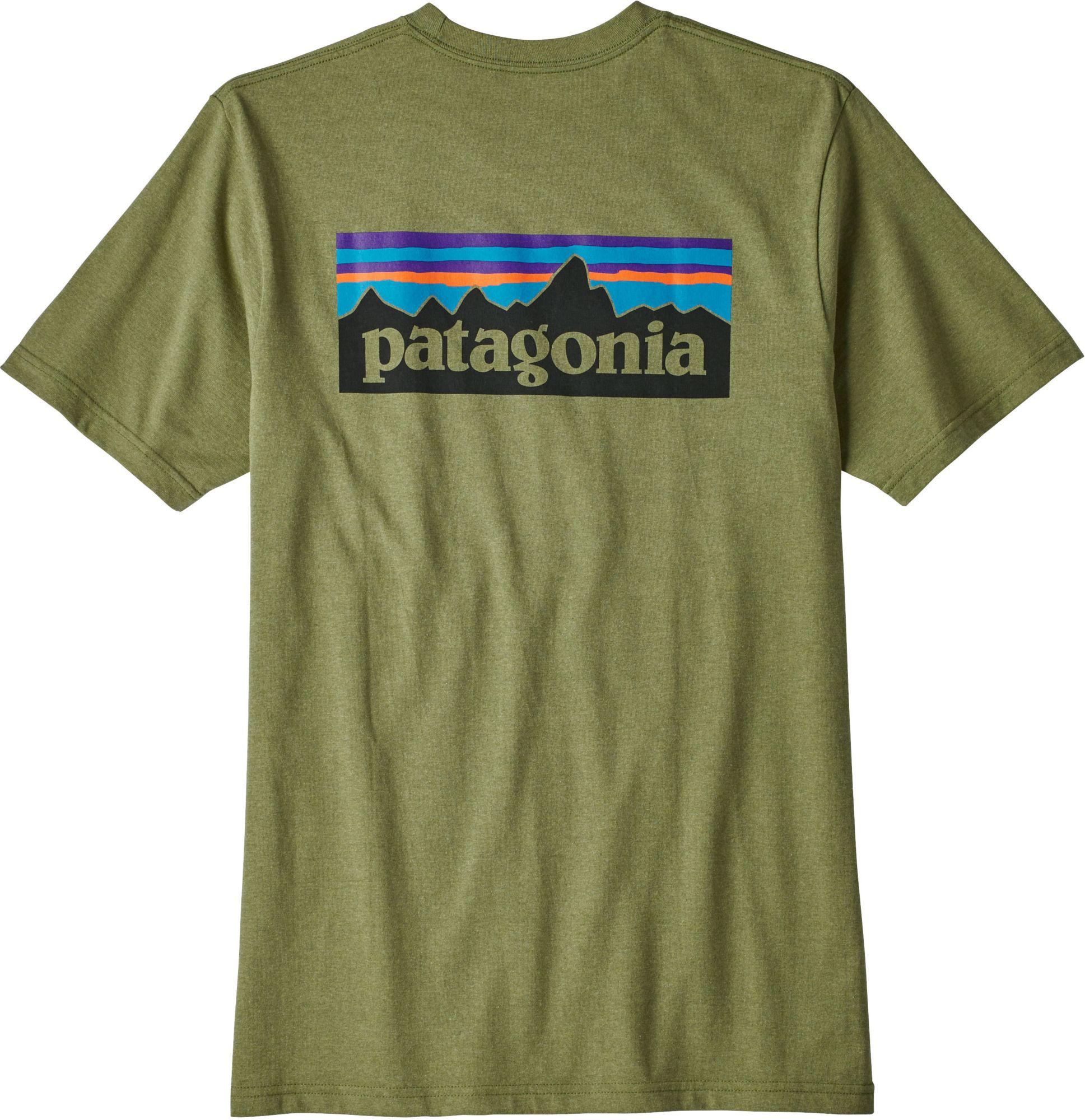 patagonia green t shirt
