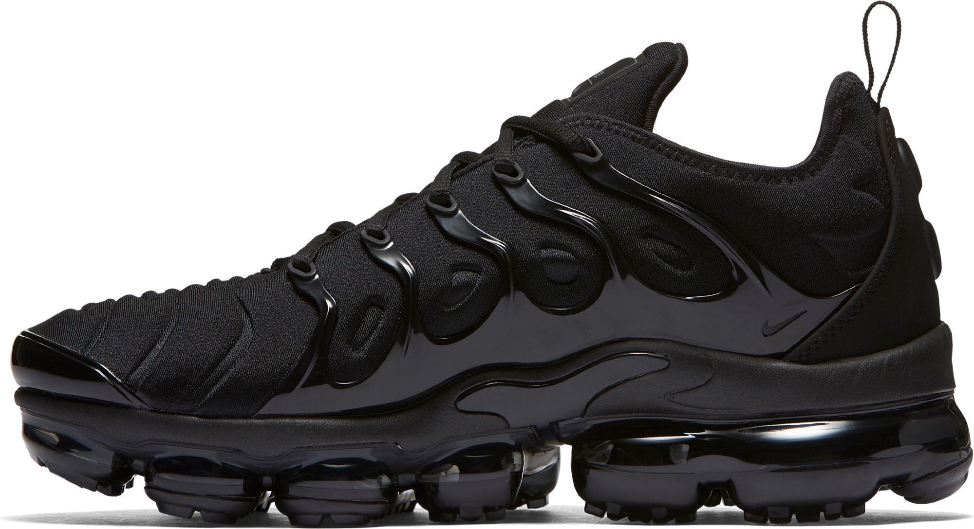 nike air max plus black leather
