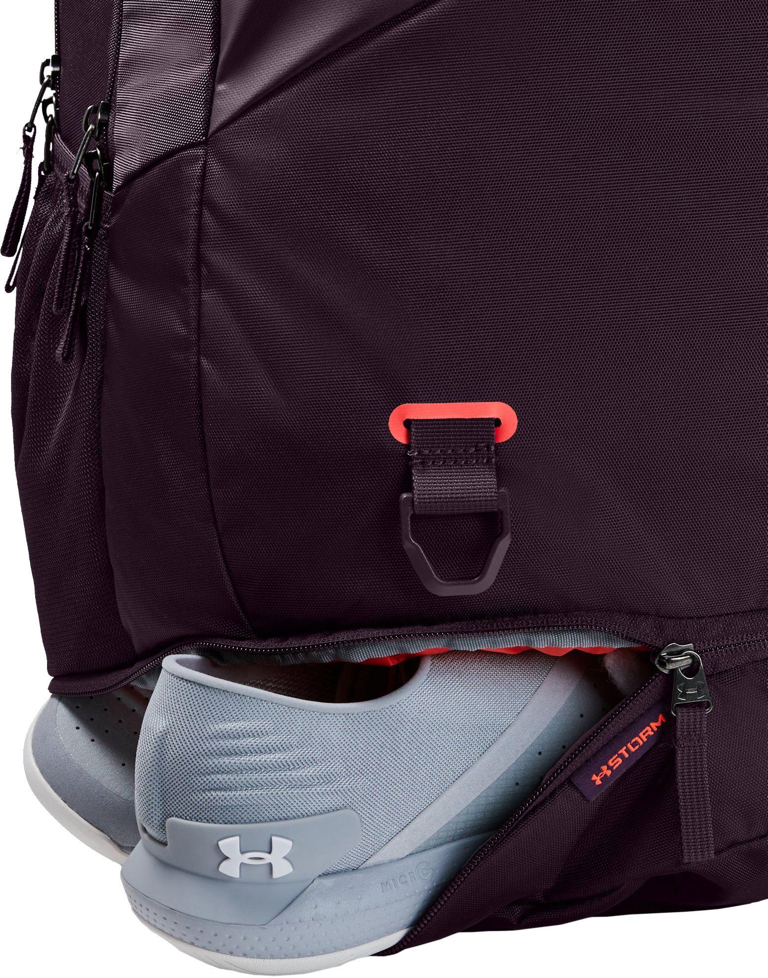 Under Armour Synthetic Hustle 4.0 Backpack in Purple Lyst