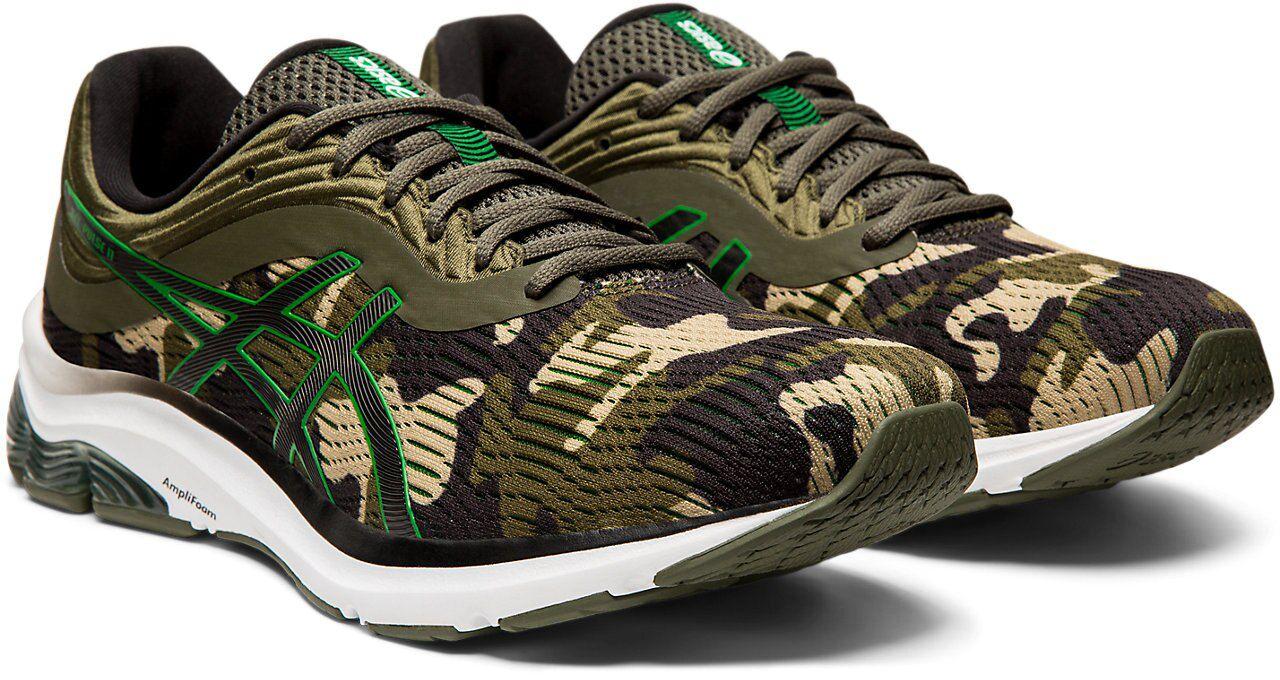 Asics Rubber Gelpulse 11 Running Shoes in Green for Men Lyst