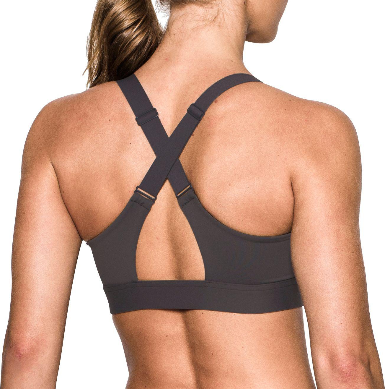 Under Armour Eclipse Zip Front High-impact Sports Bra in ...