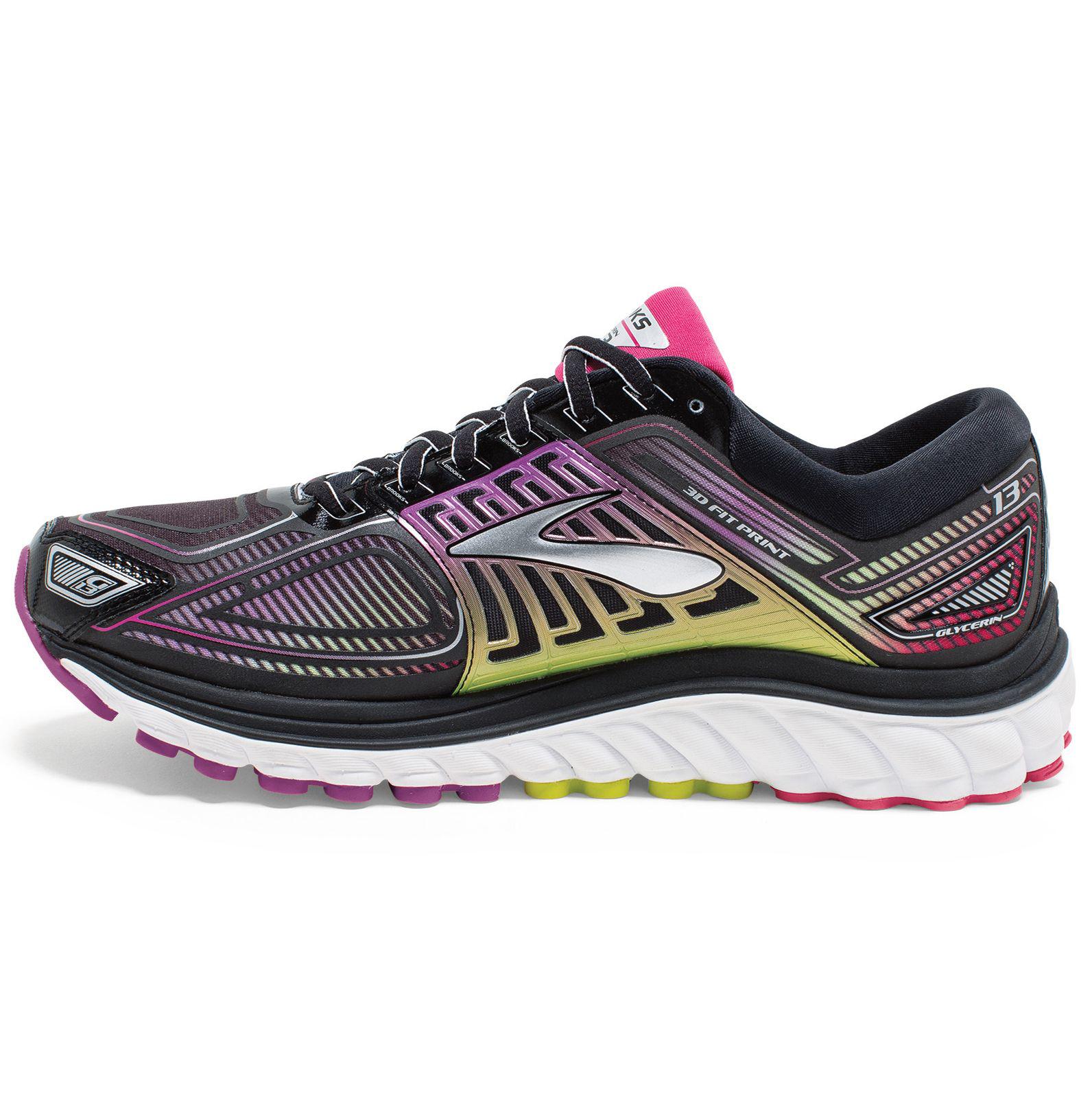 brooks women's glycerin 13 wide running shoes